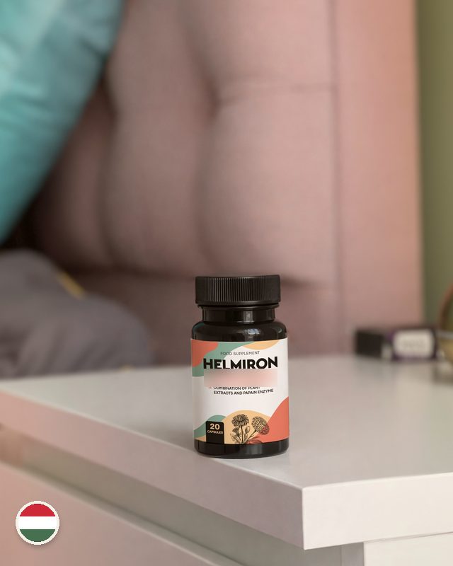 Helmiron flakon a hálószobai szekrényen